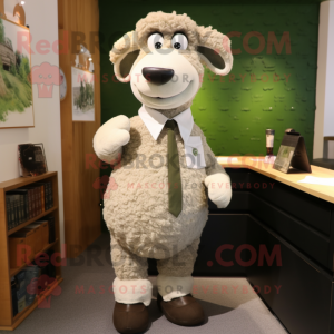 Olive Sheep mascotte...