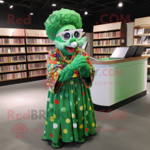 Green Clown mascotte...