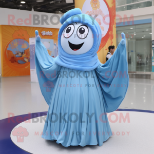 Sky Blue Spaghetti maskot...