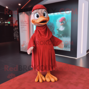 Red Gosling mascotte...