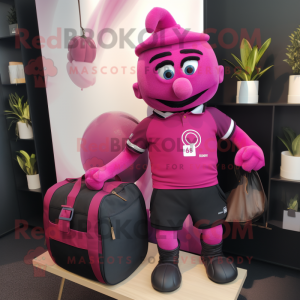 Magenta-Duftkerzen...