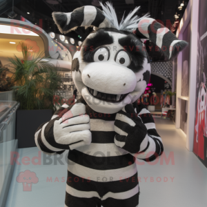Black Zebra mascotte...