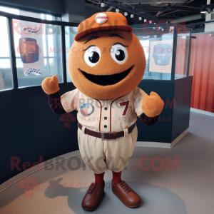 Rust Baseball Ball mascotte...