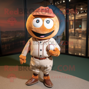 Rust Baseball Ball maskot...