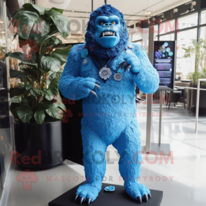 Blue Gorilla mascotte...