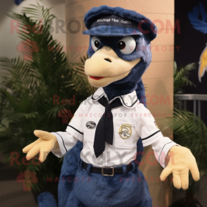 Navy Velociraptor mascotte...