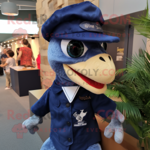 Navy Velociraptor mascotte...