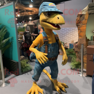  Coelophysis maskot kostume...