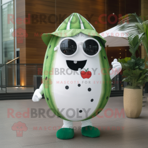 White Watermelon mascotte...