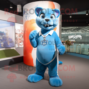 Sky Blue Puma mascotte...