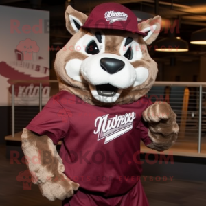 Maroon Bobcat mascotte...