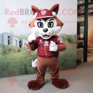 Maroon Bobcat mascotte...