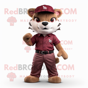 Maroon Bobcat mascotte...