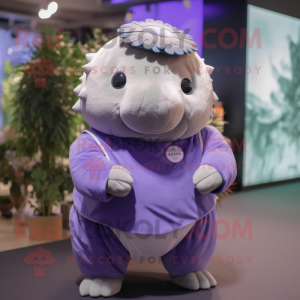 Lavendel Glyptodon mascotte...