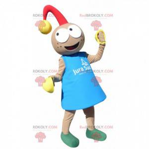Kobold-Baby-Maskottchen mit einer Glocke - Redbrokoly.com