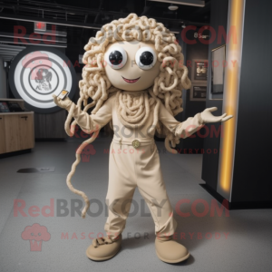 Beige Medusa mascotte...