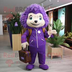 Lilla Hedgehog maskot...