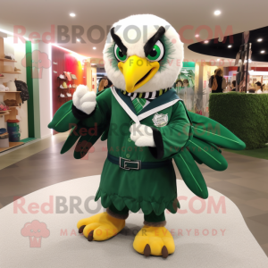 Forest Green Hawk maskot...