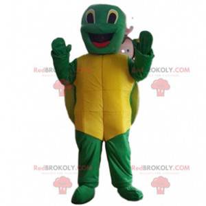 Very smiling turtle mascot. Turtle costume - Redbrokoly.com