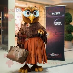 Rust Eagle mascotte kostuum...