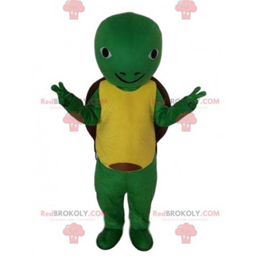 Schildpadmascotte, schildpadkostuum, schildpadkostuum -