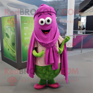 Magenta Cucumber mascotte...