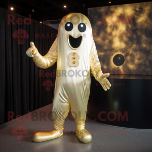 Gold Ghost mascotte kostuum...