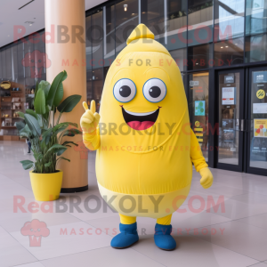 Citronově žlutý přívěsek s...