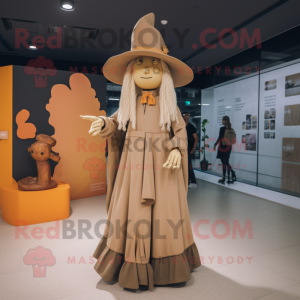 Tan Witch mascotte kostuum...