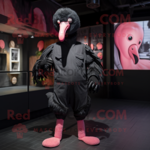 Black Flamingo mascotte...