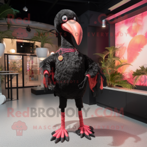 Black Flamingo mascotte...