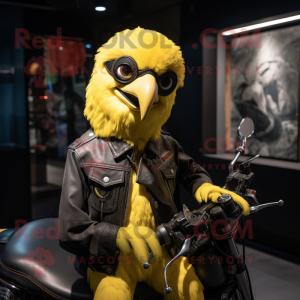 Yellow Parrot mascotte...