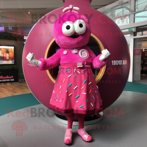 Magenta Donut mascotte...