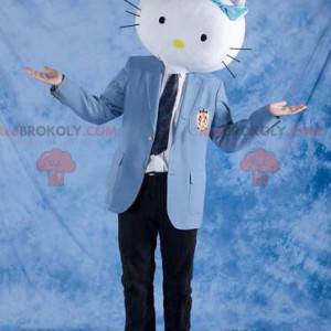 Mascotte de tête de chat façon Hello Kitty - Redbrokoly.com