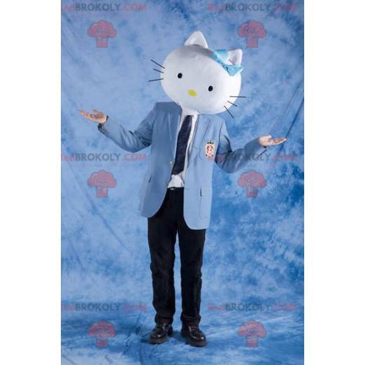 Mascotte de tête de chat façon Hello Kitty - Redbrokoly.com