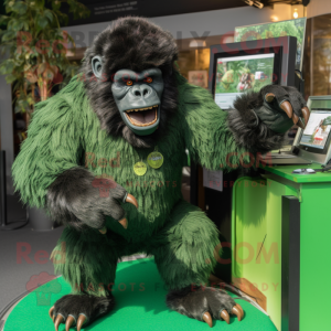 Forest Green Gorilla maskot...