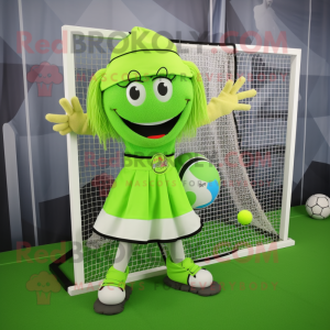 Lime Green Soccer Goal...