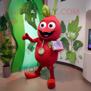 Red Beanstalk maskot...