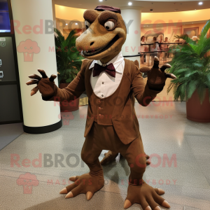 Bruin Deinonychus mascotte...