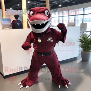 Maroon Titanoboa mascotte...