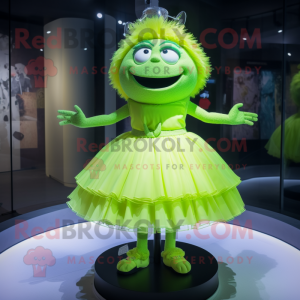 Lime Green Pendant mascotte...