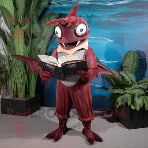 Maroon Swordfish mascotte...