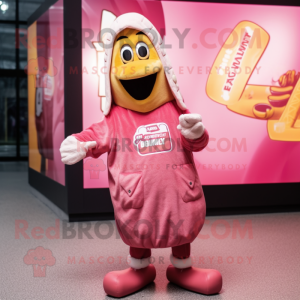 Pink Currywurst maskot...