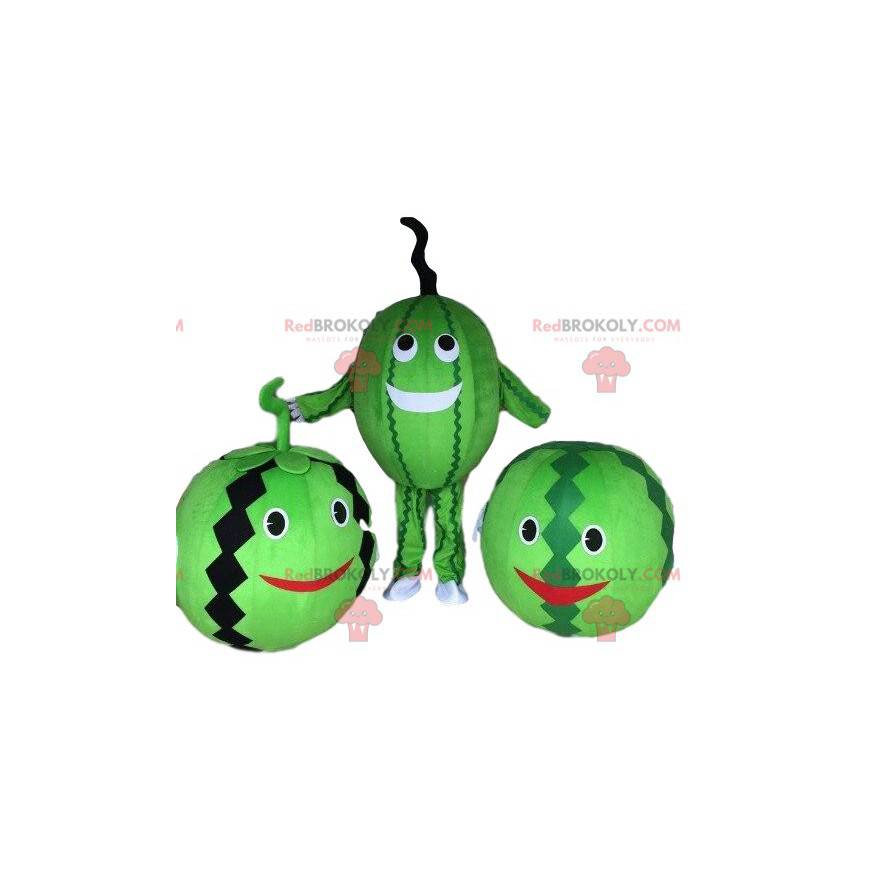 Wassermelone Kostüm Maskottchen. Wassermelone Kostüm Maskottchen.