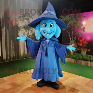 Cyan Witch mascotte kostuum...