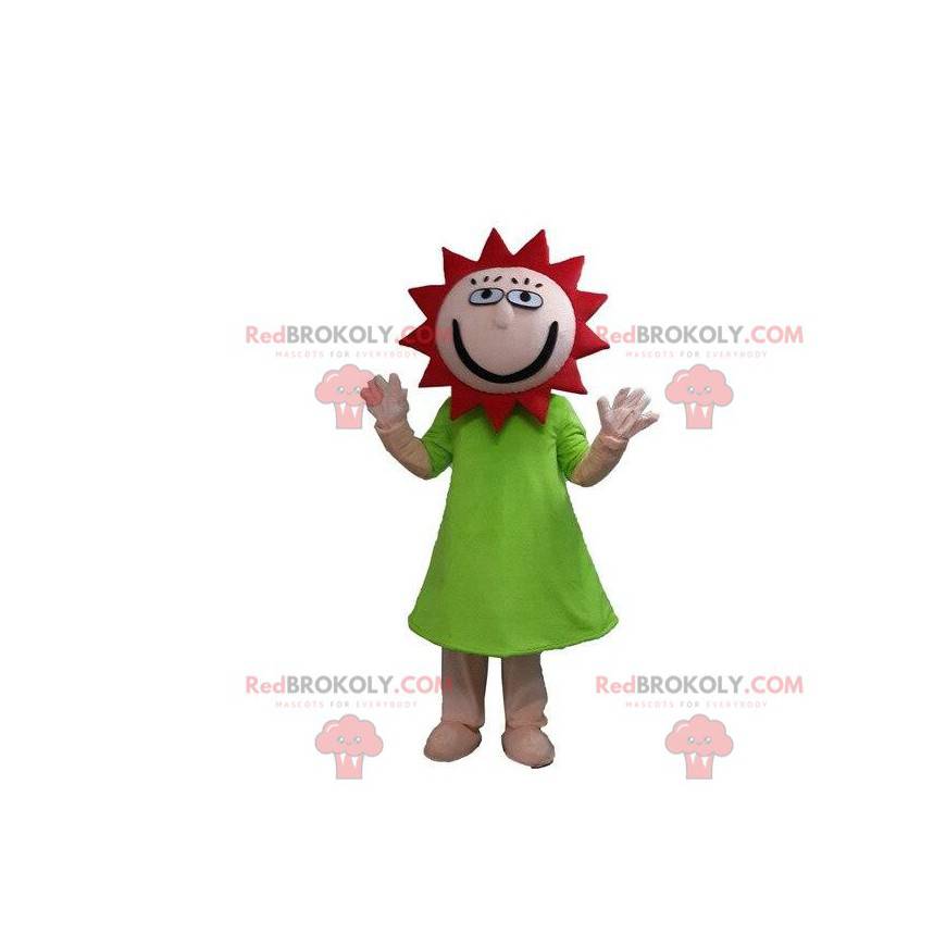 Mascotte déguisement soleil. Costume estival printanier -