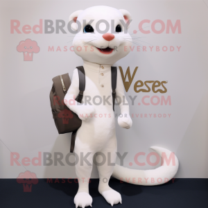 White Weasel mascotte...