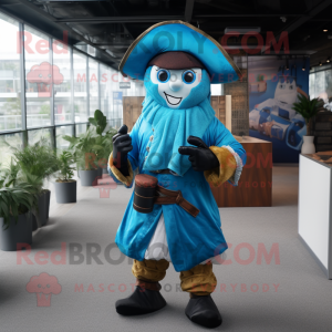 Blue Pirate mascotte...