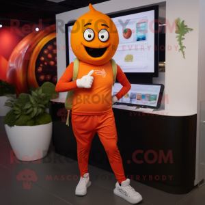 Orange Pepper mascotte...