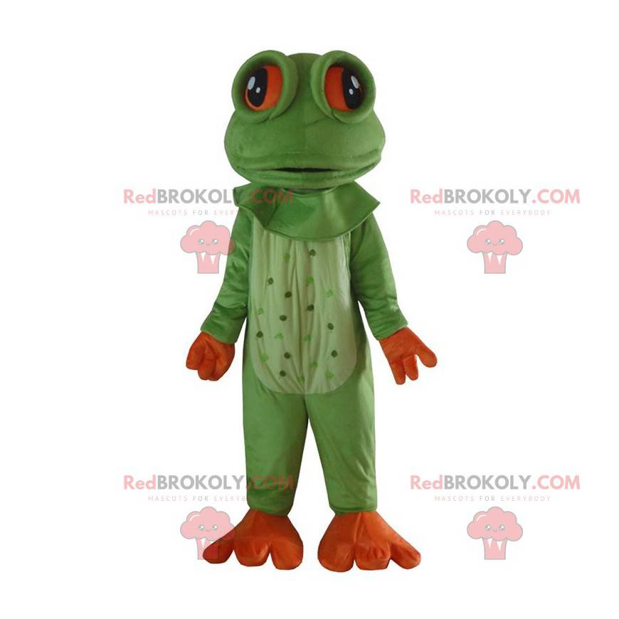 Frosk kostym maskot. Frosk, padde kostyme - Redbrokoly.com